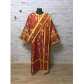 Protodeacon's liturgical vestment -Orthodox stikharion and double orar and cuffs