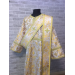 Deacon's ordination vestment - Stichar and orar in white brocade - For deacon