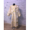Deacon's ordination vestment - Stichar and orar in white brocade - For deacon