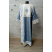 Combined velvet and brocade protodeacon's sticharion, single orar - Vestment