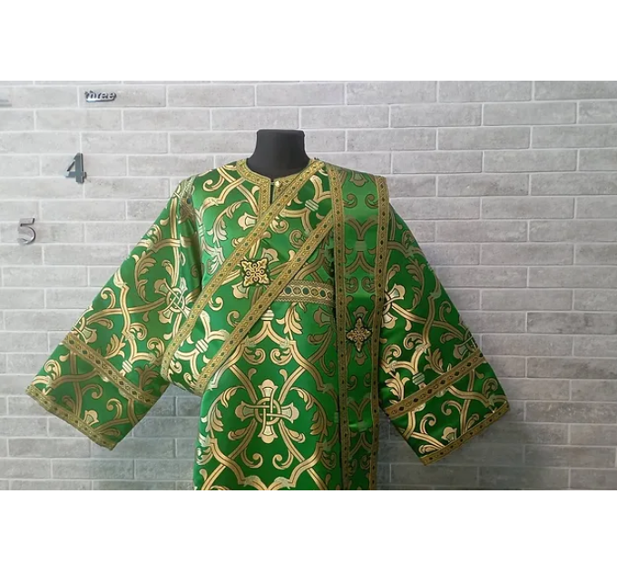 Deacon's liturgical Orthodox Vestment - Sticharion and orarion for deacon