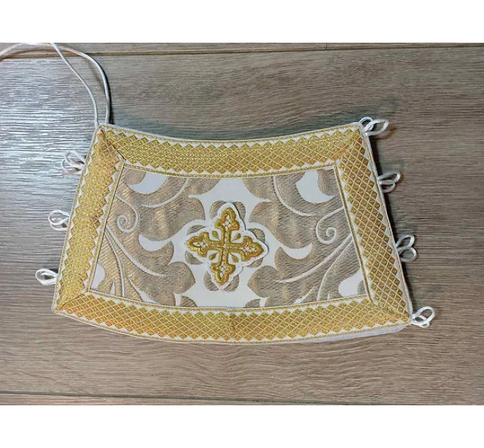 Deacon vestments set in metallic brocade - Protodeacon's sticharion with orar