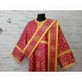 Sticharion for deacon with orar - Deacon's alb - Orthodox Liturgical clothes