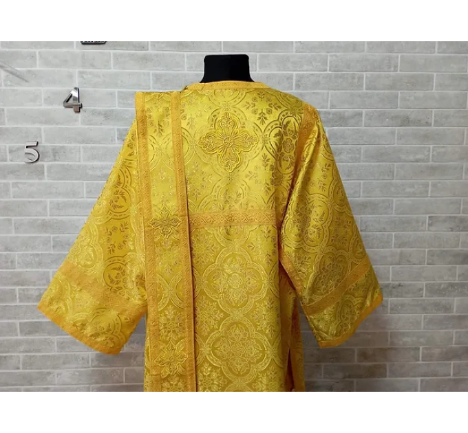Sticharion for deacon with orar - Deacon's alb - Orthodox Liturgical clothes