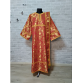 Sticharion for deacon with single red rorar - Deacon's alb - Orthodox Liturgical