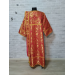 Sticharion for deacon with single red rorar - Deacon's alb - Orthodox Liturgical