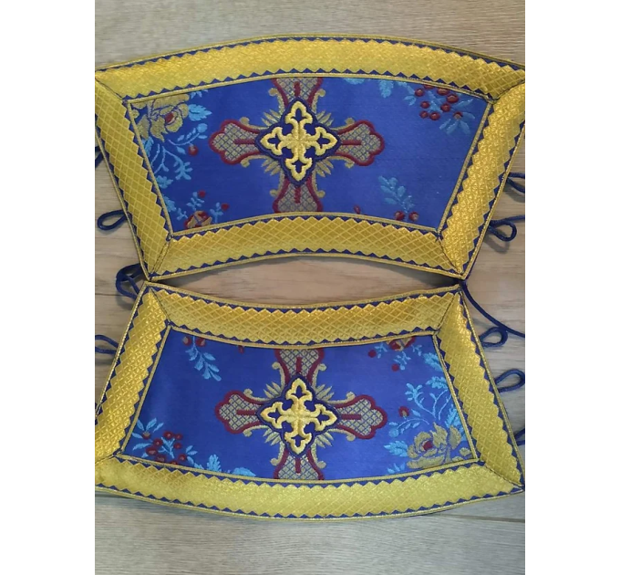 Sticharion for protodeacon in floral print - Deacon vestments set - Deacon's alb