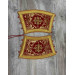 Orthodox stole and cuffs in Greek brocade - Yellow communion set for priest