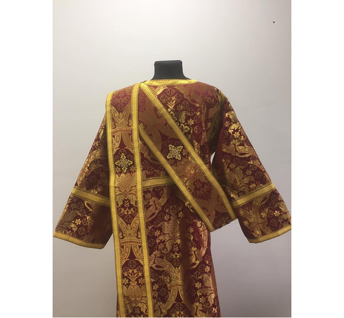 Protodeacon's or deacon's set of stichar and orar - Church liturgical vestment