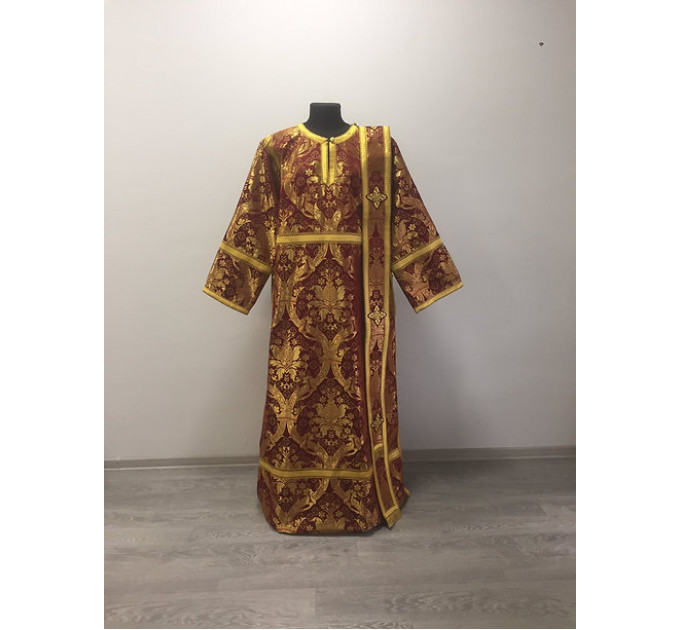 Protodeacon's or deacon's set of stichar and orar - Church liturgical vestment