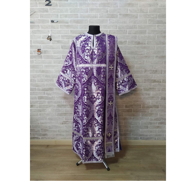 Protodeacon's or deacon's set of stichar and orar - Church liturgical vestment