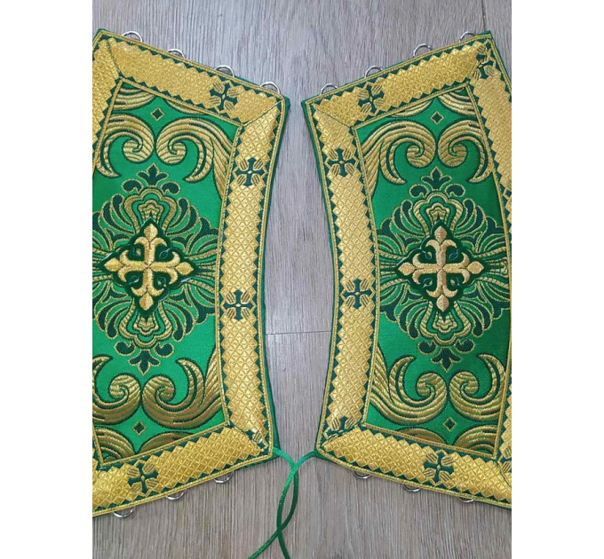 Green Sticharion for protodeacon - Deacon's alb - Orthodox Liturgical stichar