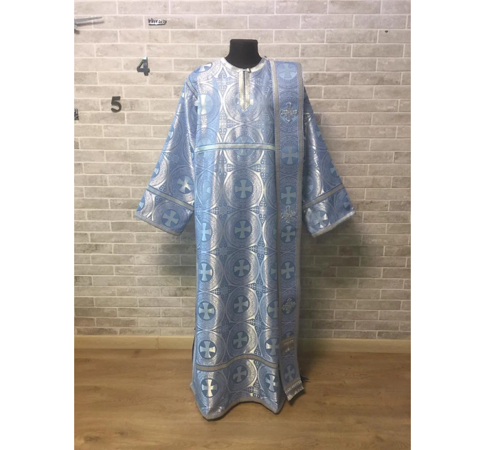 Sticharion for deacon with orar - Deacon's alb - Orthodox Liturgical clothes