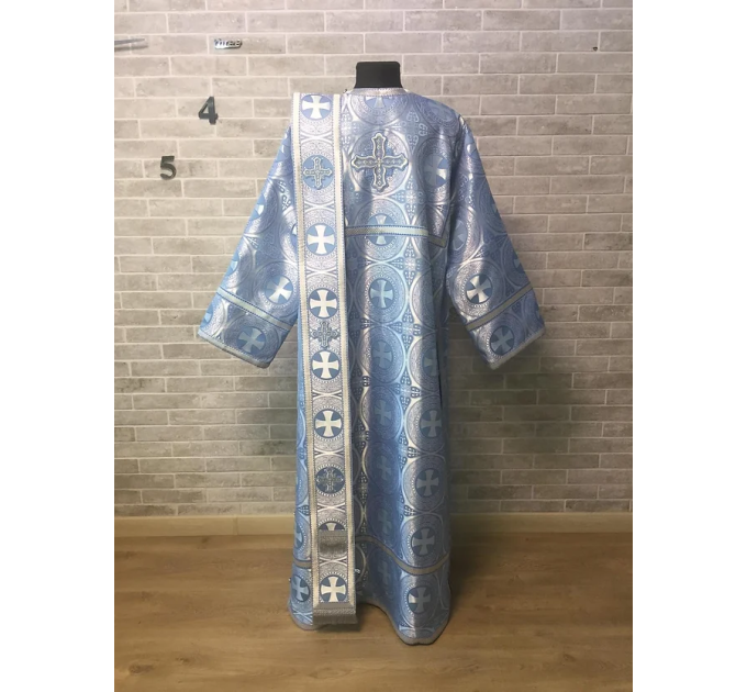 Sticharion for deacon with orar - Deacon's alb - Orthodox Liturgical clothes