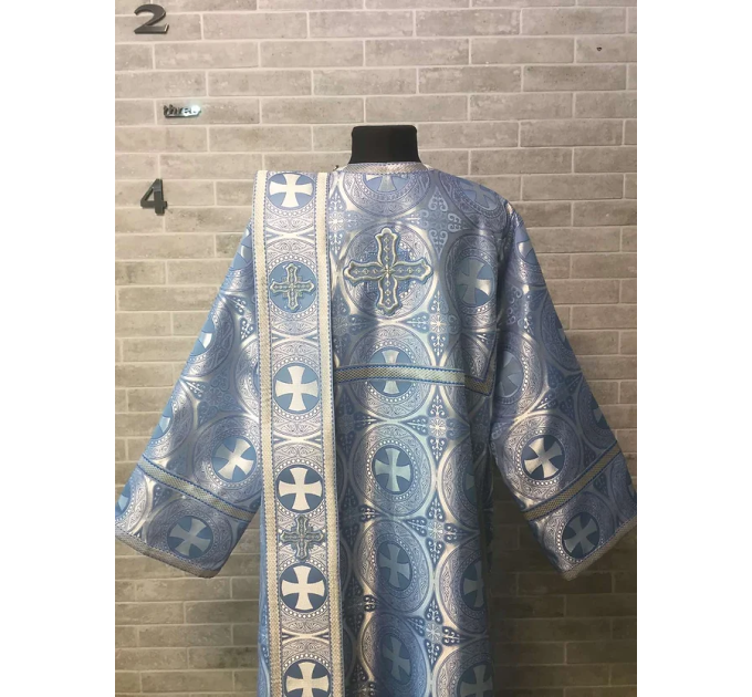 Sticharion for deacon with orar - Deacon's alb - Orthodox Liturgical clothes