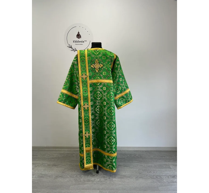 Sticharion for protodeacon - Deacon's alb - Orthodox Liturgical clothes brocade