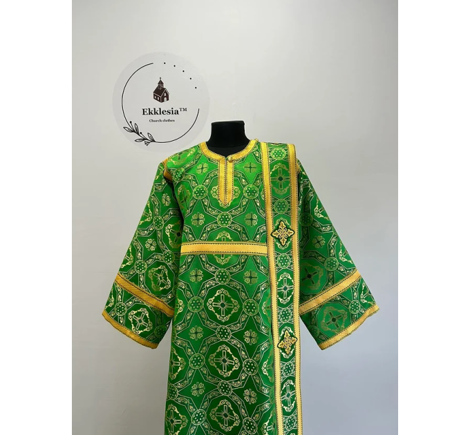 Sticharion for protodeacon - Deacon's alb - Orthodox Liturgical clothes brocade