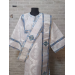 White vestment with blue trim for protodeacon - Deacon's alb - Orthodox Liturgic