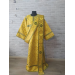 Yellow/Green Sticharion for protodeacon - Deacon's alb - Orthodox Liturgical