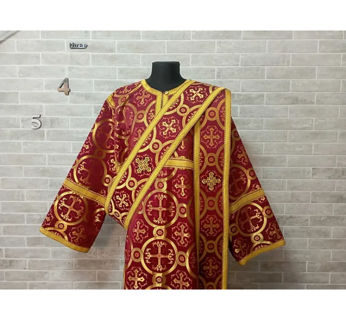 Orthodox sticharion for protodeacon - Deacon's alb - Liturgical stichar
