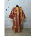 Protodeacon's sticharion - Deacon's alb in red - Orthodox Vestment - Greek style