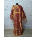 Protodeacon's sticharion - Deacon's alb in red - Orthodox Vestment - Greek style