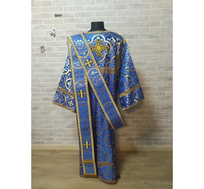 Sticharion for deacon priest green - Deacon's alb - Orthodox Liturgical Vestme
