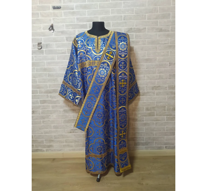 Sticharion for deacon priest green - Deacon's alb - Orthodox Liturgical Vestme