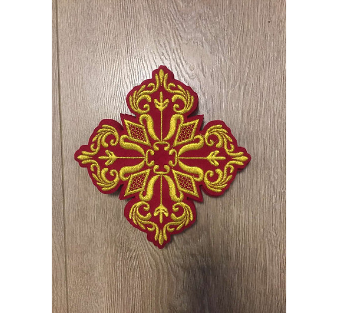 Full crosses set for bishop's vestment - Vestments bishop's crosses applications