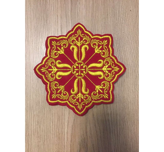 Full crosses set for bishop's vestment - Vestments bishop's crosses applications