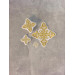 Orthodox Set of 16 embroidered crosses for Orthodox Greek style vestment