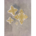 Orthodox Set of 16 embroidered crosses for Orthodox Greek style vestment