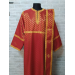 Red Deacon's vestment - Orthodox Vestment - Protodeacon's set of vestments