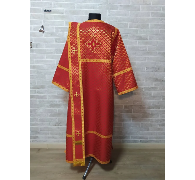 Red Deacon's vestment - Orthodox Vestment - Protodeacon's set of vestments