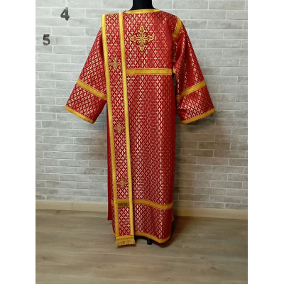 Red Deacon's vestment - Orthodox Vestment - Protodeacon's set of vestments