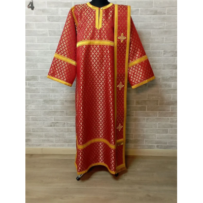 Red Deacon's vestment - Orthodox Vestment - Protodeacon's set of vestments