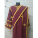 Embroidered protodeacon's sticharion in gabardine - Deacon's alb - Orthodox set