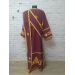 Embroidered protodeacon's sticharion in gabardine - Deacon's alb - Orthodox set