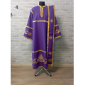 Embroidered protodeacon's sticharion in gabardine - Deacon's alb - Orthodox set