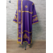 Embroidered protodeacon's sticharion in gabardine - Deacon's alb - Orthodox set
