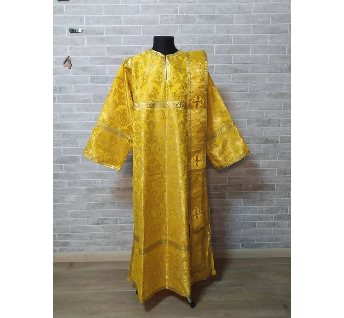Korona deacon's alb - Orthodox vestment for deacon - Deacon's set - Stikharion