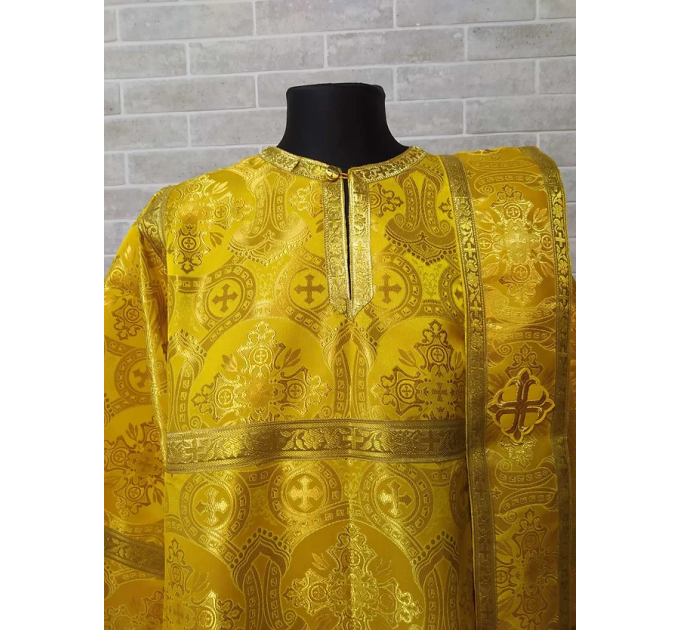 Korona deacon's alb - Orthodox vestment for deacon - Deacon's set - Stikharion