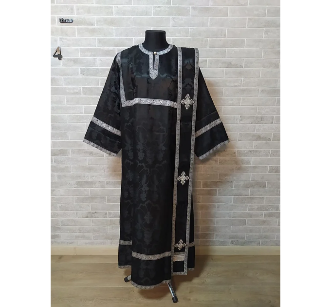 Black Deacon's vestment - Orthodox Vestment - Protodeacon's set of vestments