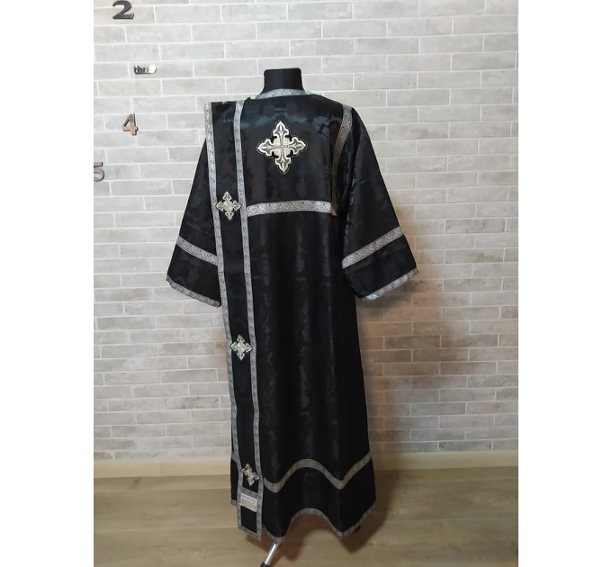 Black Deacon's vestment - Orthodox Vestment - Protodeacon's set of vestments