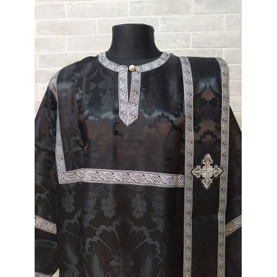 Black Deacon's vestment - Orthodox Vestment - Protodeacon's set of vestments