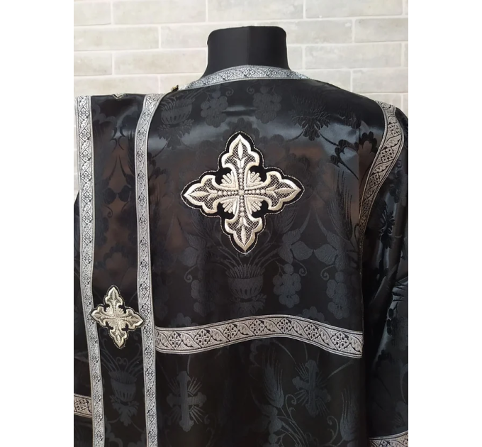 Black Deacon's vestment - Orthodox Vestment - Protodeacon's set of vestments