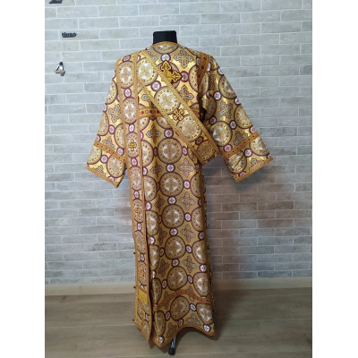 Protodeacon's sticharion - Deacon's alb - Orthodox Vestment - Stichar in gold