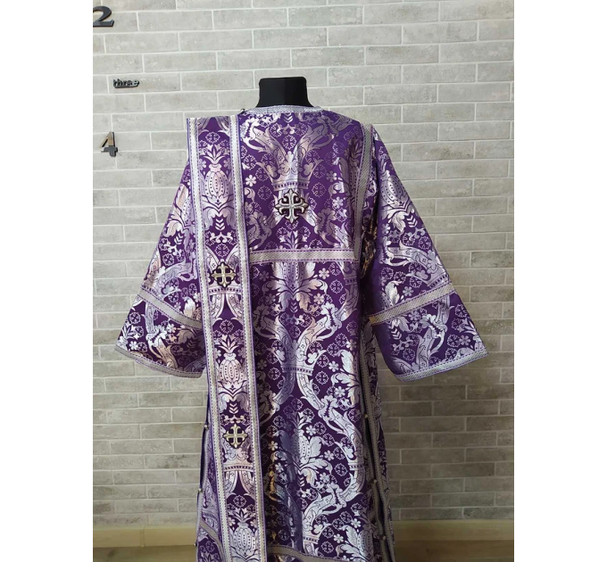 Protodeacon's sticharion - Deacon's alb - Orthodox Vestment - Stichar in gold