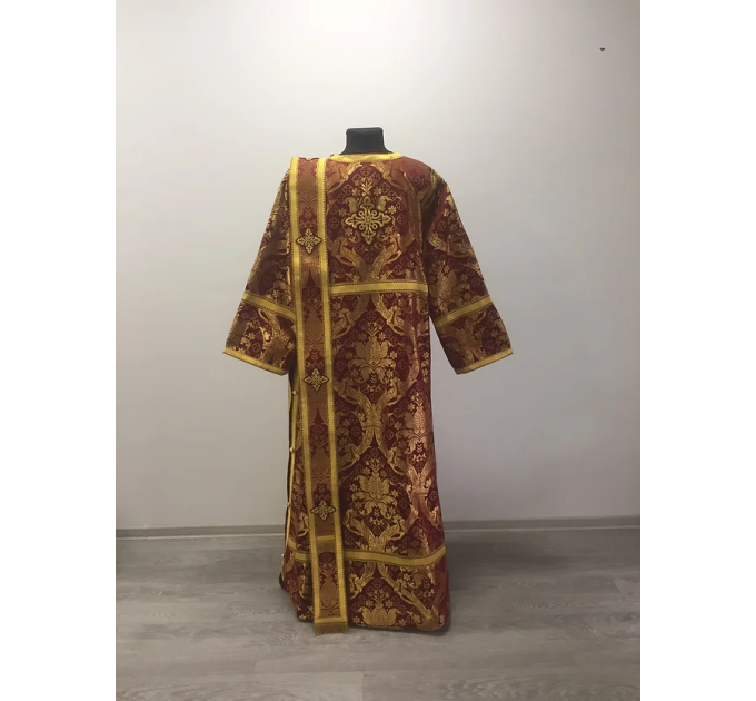 Protodeacon's sticharion - Deacon's alb - Orthodox Vestment - Stichar in gold