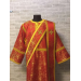 Protodeacon's red alb - Orthodox vestment for deacon set - Stikharion